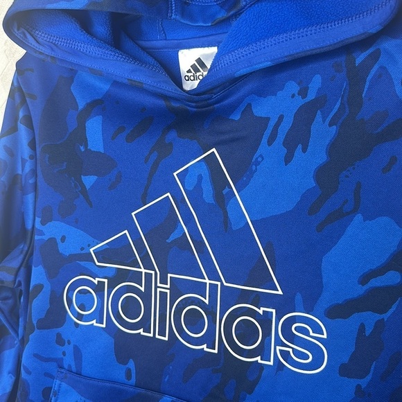 ❤️ ADIDAS TECH FLEECE HOODIE boys medium - Picture 4 of 6
